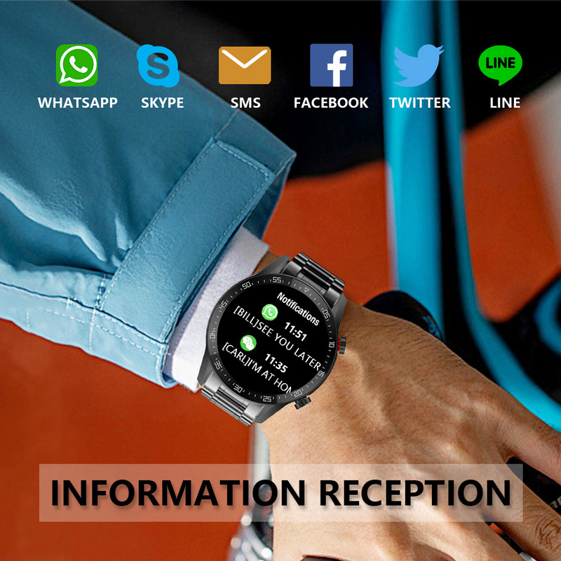 XUESEVEN Νέο SK7 Smart Watch Αθλητικά Ρολόγια Καρδιάς Alipay QR Code Smartwatch IP68 Αδιάβροχη κλήση Bluetooth για Android IOS