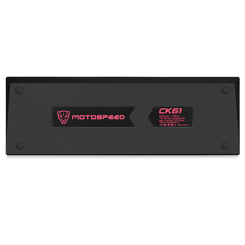 Nouă tastatură mecanică de gaming Motospeed CK61 originală, cu fir USB, 61 de taste, iluminare din spate LED RGB, comutator roșu albastru pentru computer computer gamer