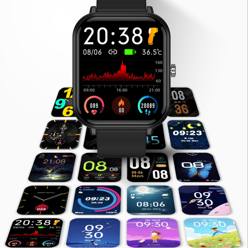 Kehatemperatuuri mõõtmine nutikell naistele meestele nutikell pulsikell Sporditreeningu teabe meeldetuletus