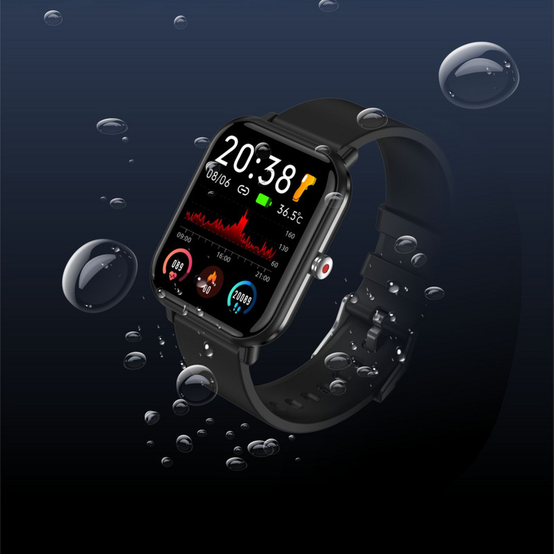 Kehatemperatuuri mõõtmine nutikell naistele meestele nutikell pulsikell Sporditreeningu teabe meeldetuletus