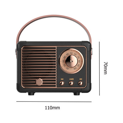 Dekoracija subwoofera Mini zvučnici Retro prijenosni ukrasi Mini zvučnici Bluetooth kompatibilni Klasični