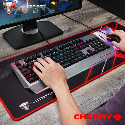 Originali MOTOSPEED CK99 žaidimų mechaninė klaviatūra Cherry Red Switch 104 Key RGB apšvietimas USB laidine klaviatūra, skirta kompiuteriniams žaidėjams