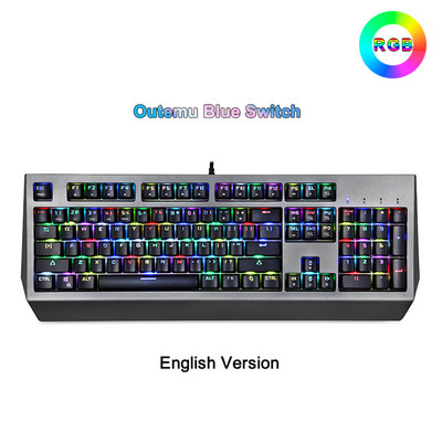 Originalna MOTOSPEED CK99 gaming mehanička tipkovnica Cherry Red Switch 104 tipke RGB pozadinsko osvjetljenje USB žična tipkovnica za računalne igrače