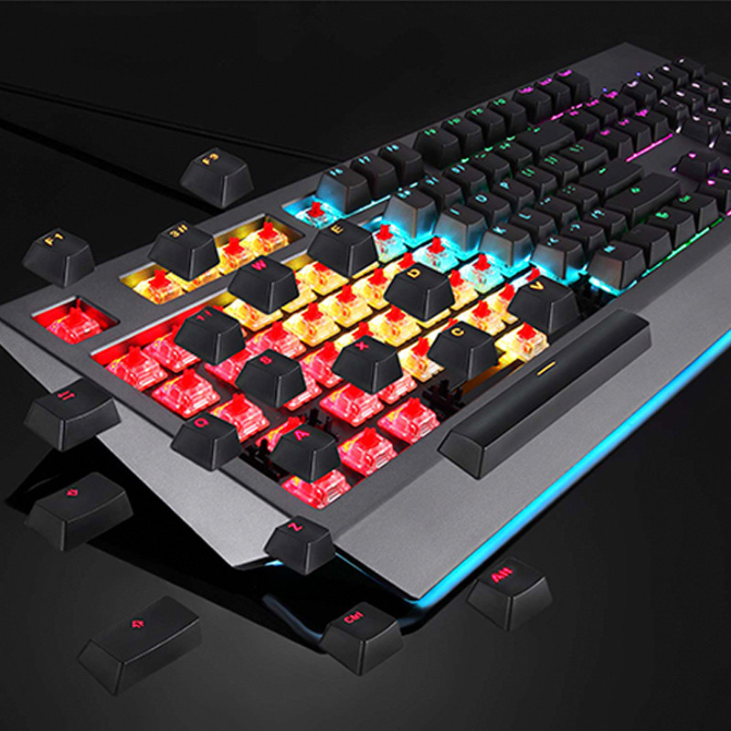 Originalna MOTOSPEED CK99 gaming mehanička tipkovnica Cherry Red Switch 104 tipke RGB pozadinsko osvjetljenje USB žična tipkovnica za računalne igrače