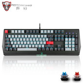 Motospeed CK74 mängumehaaniline klaviatuur 104 klahviga USB Juhtmega LED-taustavalgustusega laser-veekindlad klaviatuurid arvuti-arvuti sülearvuti mängijale