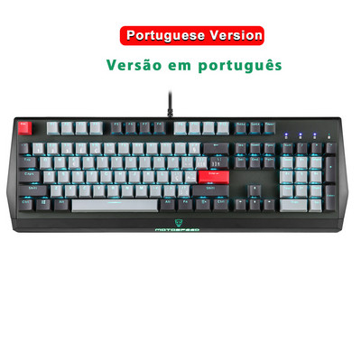 Motospeed CK74 mängumehaaniline klaviatuur 104 klahviga USB Juhtmega LED-taustavalgustusega laser-veekindlad klaviatuurid arvuti-arvuti sülearvuti mängijale