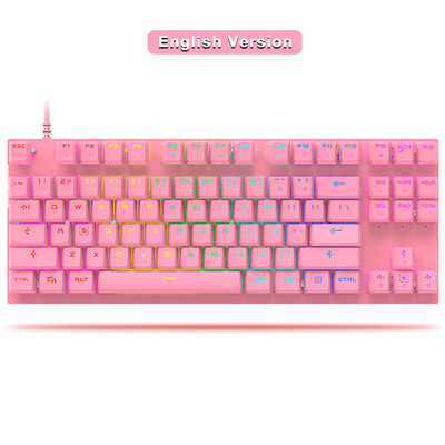 Το νεότερο Motospeed CK82 RGB Gaming Mechanical Keyboard Anti-Ghosting LED Backlight Backlight USB Ενσύρματα πληκτρολόγια λέιζερ για υπολογιστή υπολογιστή Gamer