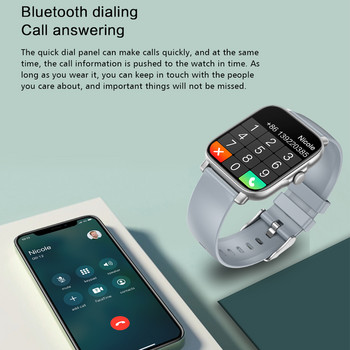 2022 Дамски смарт часовник Мъжки часовници за проследяване на сърдечната честота Фитнес часовници Bluetooth отговор на обаждане IP67 Водоустойчив смарт часовник за Android IOS