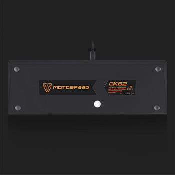 Motospeed CK62 Mini Portable 60% механична клавиатура Bluetooth Dual Mode USB кабелна лазерна игрална клавиатура за компютър PC геймър