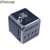 TD-V26 Speaker Mini FM Radio Receiver MP3 Music Player LCD soundbar Micro SD TF Music Stereo μεγάφωνο για φορητό υπολογιστή