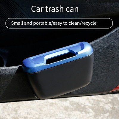 Plastični mini automobilski otpad za smeće Auto smeće Kanta za smeće Kutija za smeće Kutija za prašinu Kutija za pohranu automobila Dodatna oprema za automobil Kanta za smeće