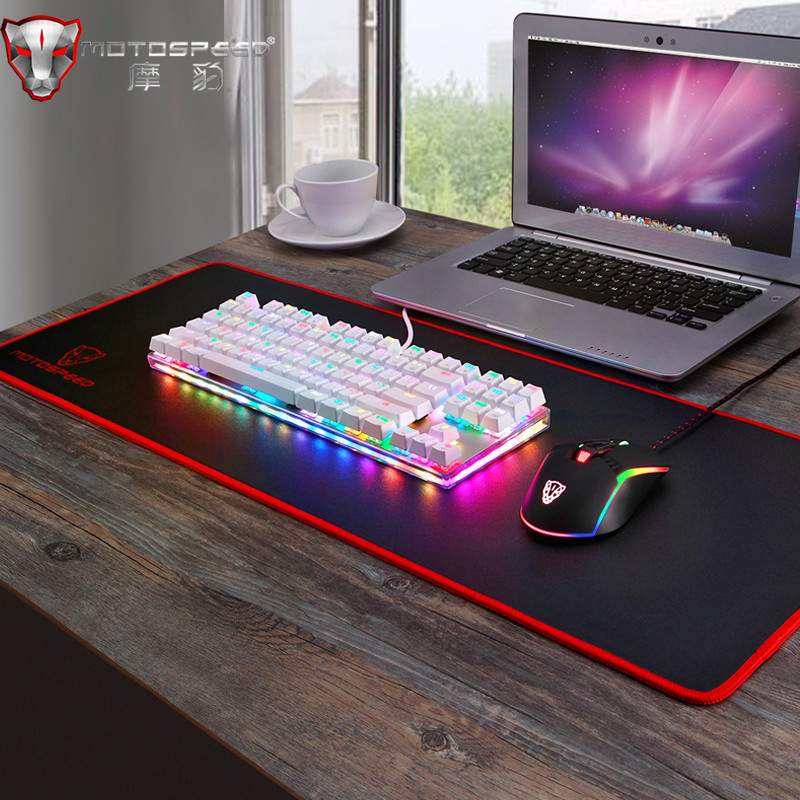Motospeed k87s Gaming mehanička tipkovnica RGB pozadinsko osvjetljenje Anti-ghosting USB žična LED ruska/engleska tipkovnica za računalne igrače