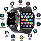Originalni SmartWatch I7 Pro Max Series 7 Telefonski poziv Prilagođeno lice Sport Vodootporan Muški Ženski Pametni sat s bežičnim punjenjem