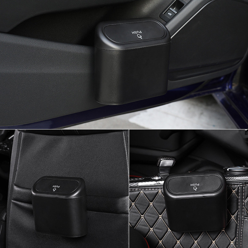 Viseća kutija za smeće u automobilu Kutija za odlaganje smeća u vozilu Kutija za prašinu ABS prešanje Kvadratna kanta za smeće Vrsta automobila Dodaci za unutrašnjost automobila