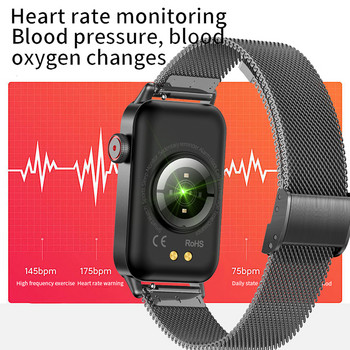 2022 Моден смарт часовник Дамски часовници Монитор на сърдечния ритъм Напомняне за обаждане Bluetooth Дамски смарт часовник жена за Xiaomi HUAWEI +кутия