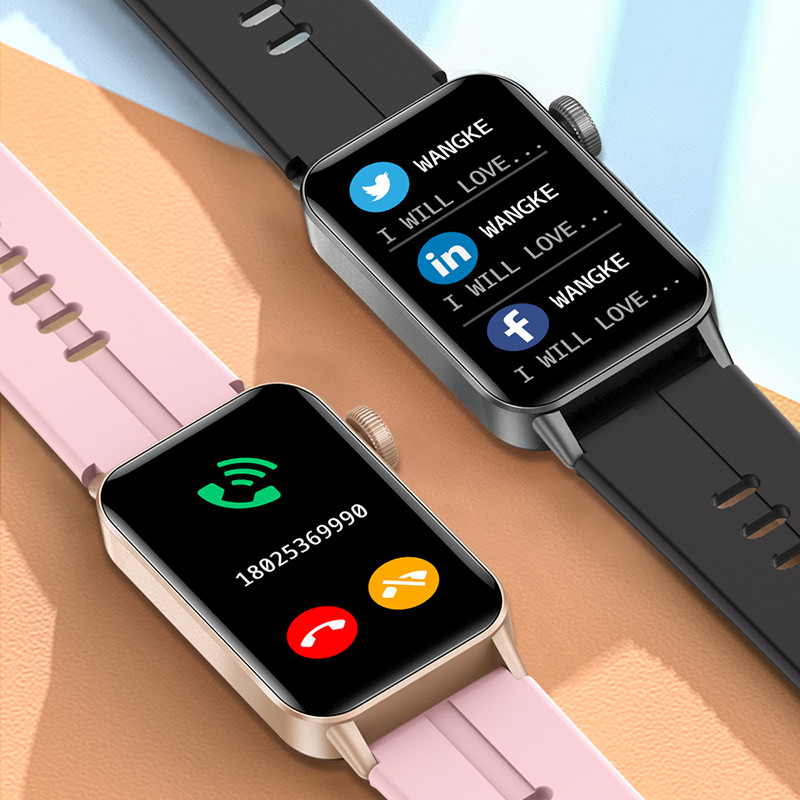 Modni pametni sat za 2022. Ženski satovi Monitor otkucaja srca Podsjetnik na pozive Bluetooth ženski pametni sat za žene Za Xiaomi HUAWEI +Kutija