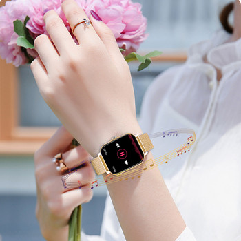 За Xiaomi Samsung Android Phone Reloj Inteligente Mujer Персонализиран циферблат Смарт часовник Жени Bluetooth Call 2022 Смарт часовник Мъжки +кутия