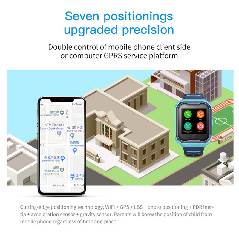 696 A36E 4G Detské inteligentné hodinky WIFI + GPS + základňová stanica s asistenciou polohovania, videohovor, vodeodolné, batéria 630 mAh, vodeodolné