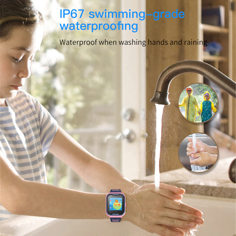 696 A36E 4G Detské inteligentné hodinky WIFI + GPS + základňová stanica s asistenciou polohovania, videohovor, vodeodolné, batéria 630 mAh, vodeodolné