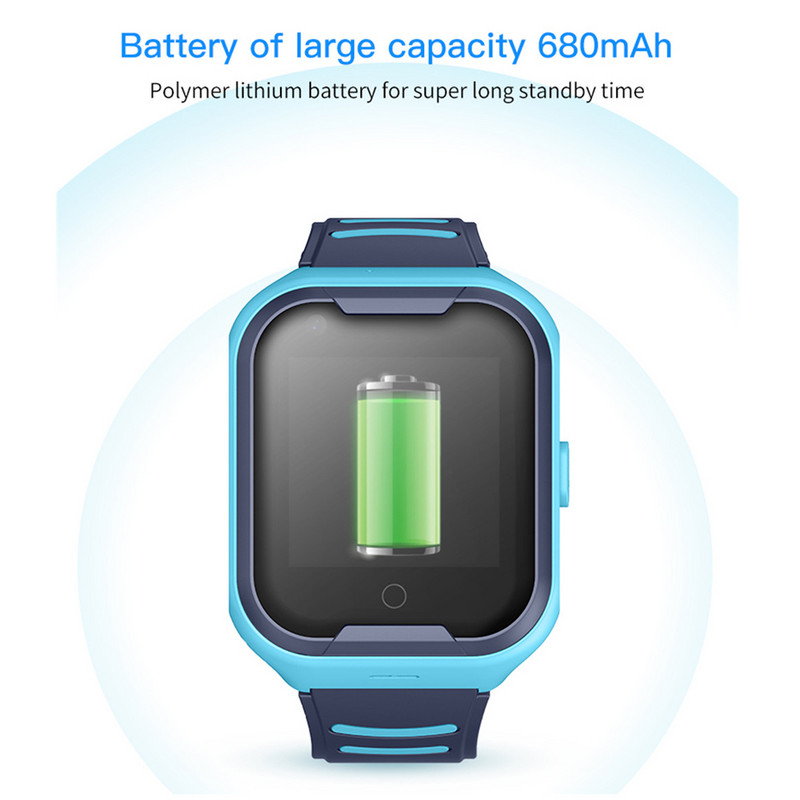 696 A36E 4G Detské inteligentné hodinky WIFI + GPS + základňová stanica s asistenciou polohovania, videohovor, vodeodolné, batéria 630 mAh, vodeodolné