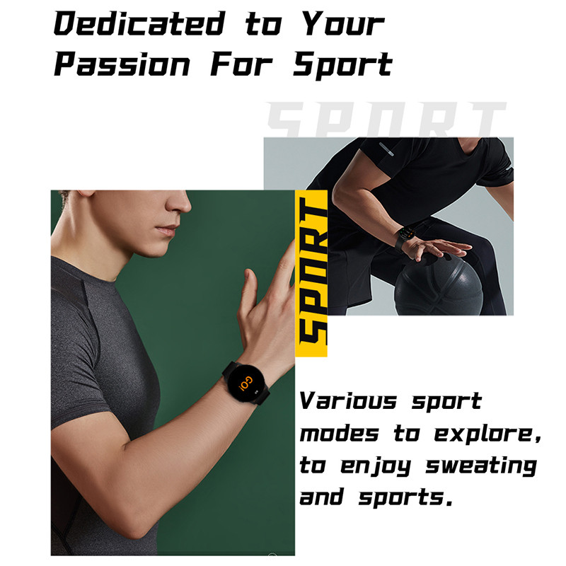 Оригинален 2022 Smartwatch Sleep Monitor Fitness Multi Sports Mode Custom Watches Face IP68 Водоустойчив смарт часовник за мъже жени