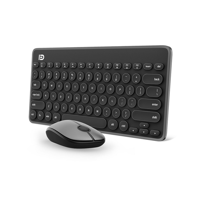 Ασύρματο πληκτρολόγιο Ποντίκι Combo 2.4G Πληκτρολόγιο εξαιρετικά λεπτό πληκτρολόγιο υπολογιστή 1600DPI Ποντίκια για οικιακό φορητό υπολογιστή Windows PC Φορητός υπολογιστής
