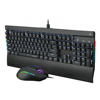 LED Backlit Game Keyboard Mouse Combo USB Wired Multimedia Ergonomic Gaming Mice 8000DPI Keyboard For PC Computer Desktop Gamer