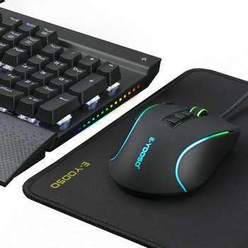 LED Backlit Game Keyboard Mouse Combo USB Wired Multimedia Ergonomic Gaming Mice 8000DPI Keyboard For PC Computer Desktop Gamer