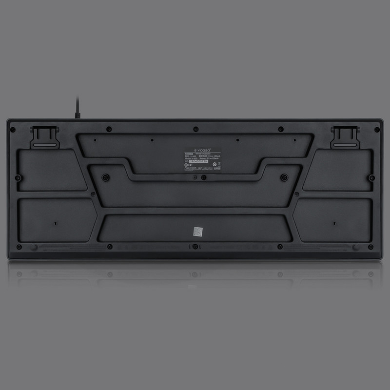 Εργονομικό ενσύρματο πληκτρολόγιο 104 πλήκτρων Αγγλικό τυπικό Πληκτρολόγιο Home Office Usb Πληκτρολόγιο παιχνιδιού για φορητό υπολογιστή Πληκτρολόγιο υπολογιστή