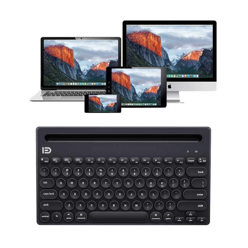 78 de taste Office Bluetooth și tastatură fără fir 2,4G Mod dublu pentru laptop Macbook iPad Tabletă Telefon pentru Windows Mac iOS Android
