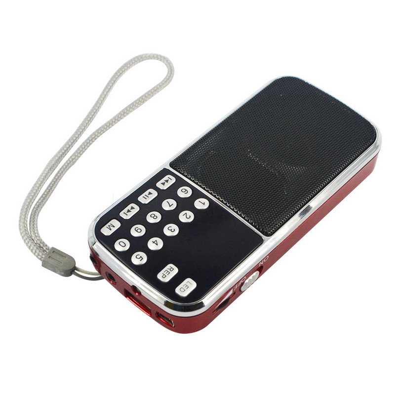 Prijenosni mini zvučnik MP3 Audio Music Player Pojačalo Podrška Svjetiljka AUX USB TF FM Radio Višenamjenski zvučnik