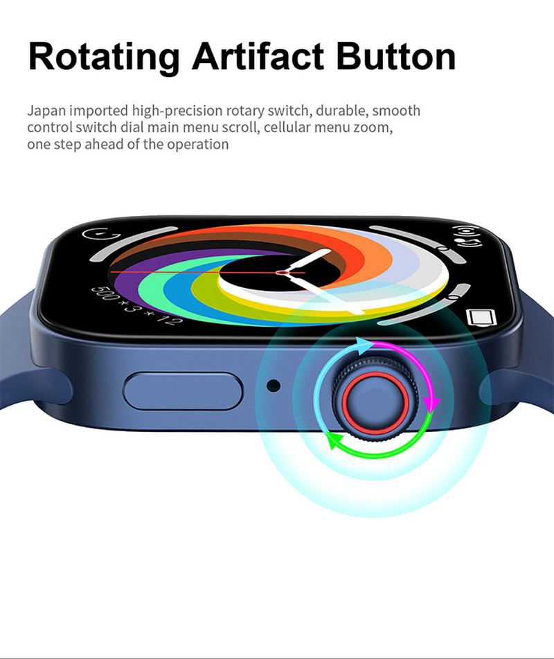 Έξυπνο ρολόι IWO 15 Series 8 Heart Rate Ανδρικά Γυναικεία Fitness Tracker Sports Smartwatch για Android Apple IOS Τηλέφωνο PK W27 I7 X8 Max