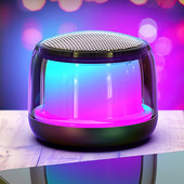 Ασύρματο ηχείο Bluetooth Υψηλό φορητό ισχυρό Boombox Sound Box Μίνι ηχεία ανοιχτής ακρόασης με φως LED εξωτερικού χώρου