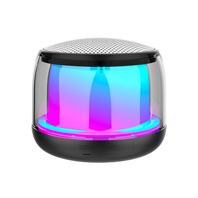 Ασύρματο ηχείο Bluetooth Υψηλό φορητό ισχυρό Boombox Sound Box Μίνι ηχεία ανοιχτής ακρόασης με φως LED εξωτερικού χώρου