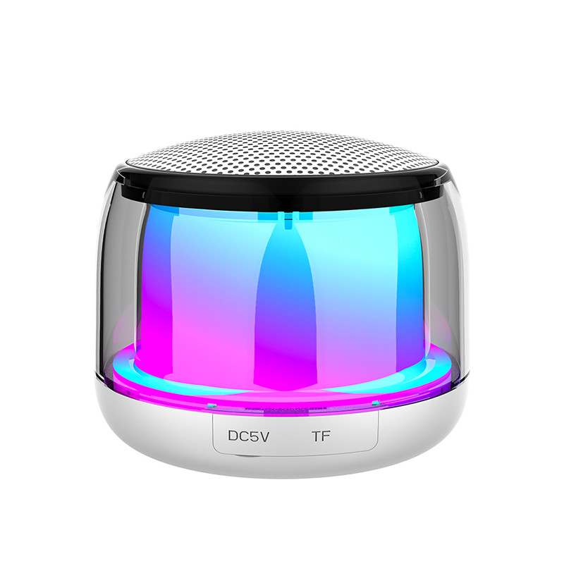 Ασύρματο ηχείο Bluetooth Υψηλό φορητό ισχυρό Boombox Sound Box Μίνι ηχεία ανοιχτής ακρόασης με φως LED εξωτερικού χώρου