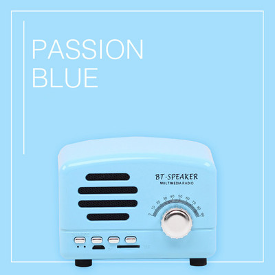 Mini Retro bluetooth hangszóró 1200mAh támogatás TF kártya 5W Rádió Számítógép Hangszóró Hordozható Audio Vezeték nélküli Cute Classic
