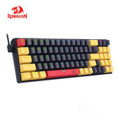 Redragon K688 RGB USB Mini Mechanical Gaming Keyboard Blue Switch 78 Keys Ενσύρματο αποσπώμενο καλώδιο, φορητό για φορητό υπολογιστή ταξιδιού