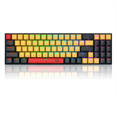 Redragon K688 RGB USB Mini Mechanical Gaming Keyboard Blue Switch 78 Keys Ενσύρματο αποσπώμενο καλώδιο, φορητό για φορητό υπολογιστή ταξιδιού