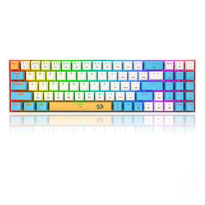 Redragon K688 RGB USB Mini Mechanical Gaming Keyboard Blue Switch 78 Keys Ενσύρματο αποσπώμενο καλώδιο, φορητό για φορητό υπολογιστή ταξιδιού