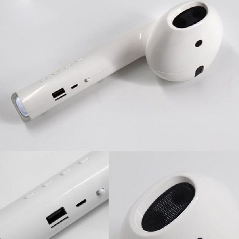 Φορητό ασύρματο ηχείο συμβατό με Bluetooth Στερεοφωνικό πρόγραμμα αναπαραγωγής μουσικής Ακουστικά σε σχήμα μεγάφωνο Μπάρα ήχου αναπαραγωγής ραδιοφώνου