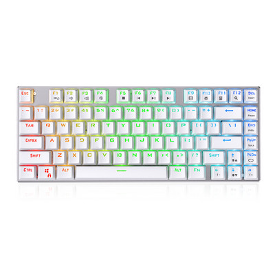 81 klahvi mehaaniline klaviatuur USB juhtmega LED RGB taustvalgustusega teljega mänguri mehaaniline klaviatuur OUTEMU optilised lülitid lauaarvuti sülearvutile