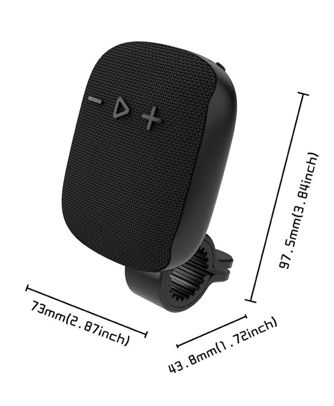Ποδήλατο εξωτερικού χώρου Ασύρματο στερεοφωνικό φορητό Boombox Ενσωματωμένο μικρόφωνο Αντικραδασμικό IPX4 Αδιάβροχο κιβώτιο ηχείων Bluetooth για σακίδιο