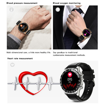 Смарт часовник Мъже Дама Bluetooth разговор Спорт NFC Часовници Персонализиран циферблат Сърдечен ритъм ЕКГ+PPG Смарт гривна