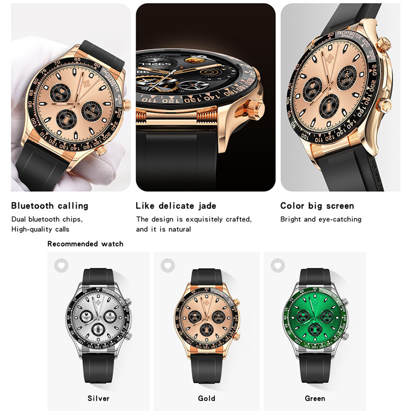 Pametni sat za muškarce dame Bluetooth poziv Sport NFC satovi prilagođeni brojčanik Otkucaji srca EKG+PPG pametna narukvica