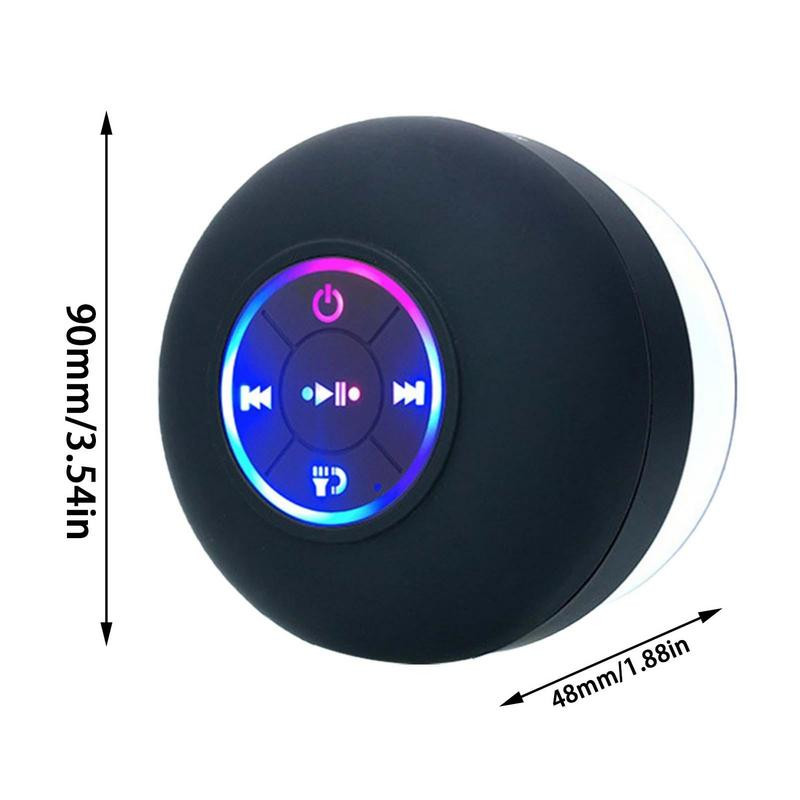 Mini Bluetooth reproduktor, vodotesný kúpeľňový reproduktor, bezdrôtový sprchový reproduktor, silný adsorpčný hudobný prehrávač do auta, vonkajší bazén