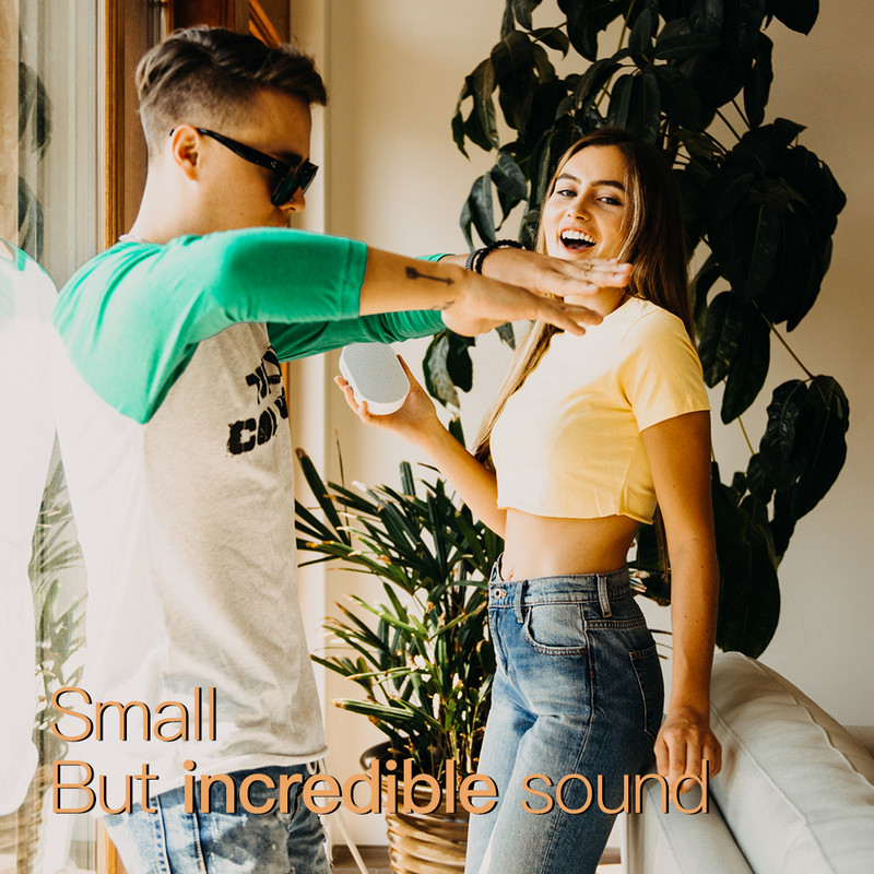 GGMM E2 Bluetooth Wifi Alexa intelligens hangszóró Alice vezeték nélküli hordozható, nagy teljesítményű 10 W-os hangsegítség támogatása tartós 15 órás lejátszási idő