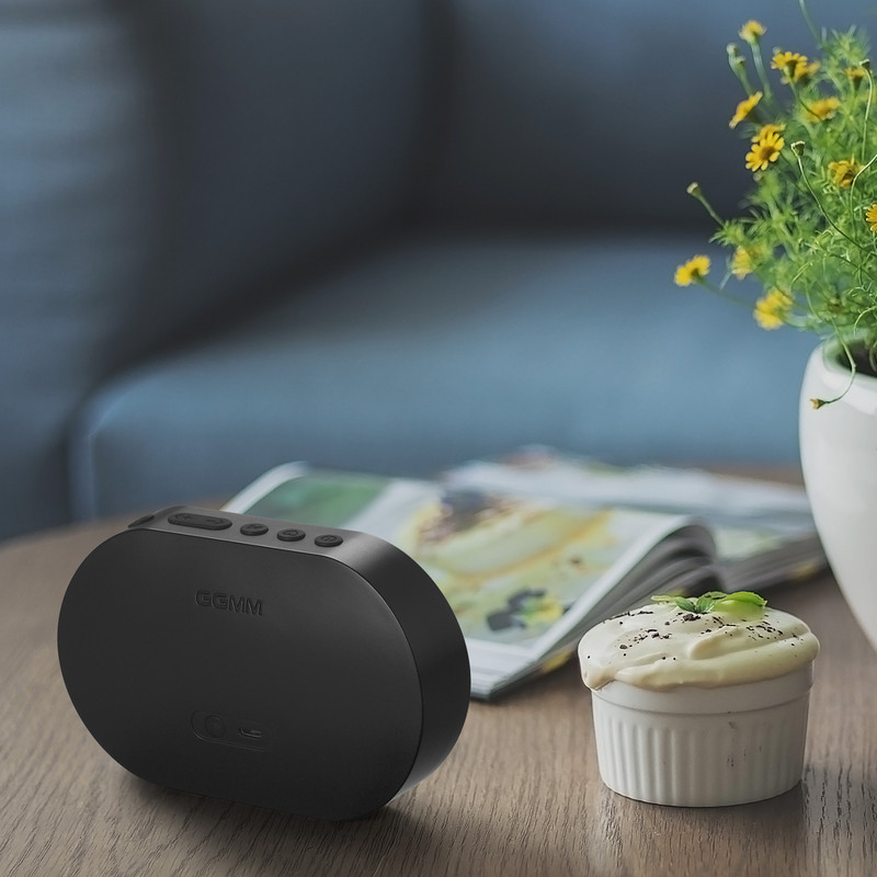 GGMM E2 Bluetooth Wifi Alexa intelligens hangszóró Alice vezeték nélküli hordozható, nagy teljesítményű 10 W-os hangsegítség támogatása tartós 15 órás lejátszási idő