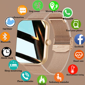 1,83 inčni pametni sat za muškarce Full Touch 7-dnevna vremenska prognoza za praćenje fitnessa IP67 vodootporni pametni sat za muškarce i žene za xiaomi +kutija