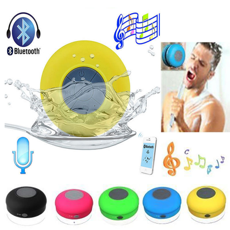 Bezdrôtový Bluetooth reproduktor, vodotesný reproduktor do sprchy, prenosný reproduktor, mini handsfree do auta, hovory, hudba, sací mikrofón pre telefón