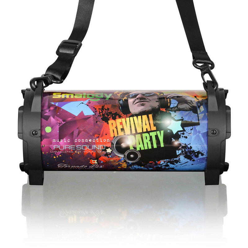 SL-10 Subwoofer pe coloană portabil pentru exterior Difuzor compatibil Bluetooth Difuzoare fără fir puternice pentru sport FM Mp3 player scalabil